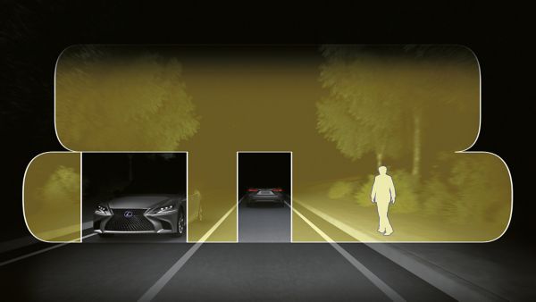 Automatiskt avbländande helljus (AHB) / Aktivt helljussystem i två steg (AHS)