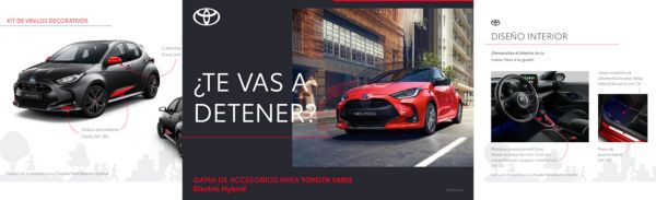 Catálogo de accesorios oficiales Toyota