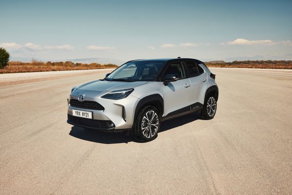Toyota Yaris Cross on road