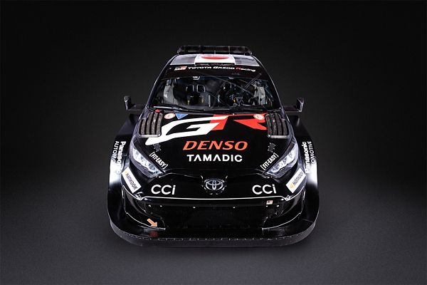 Yaris rally car