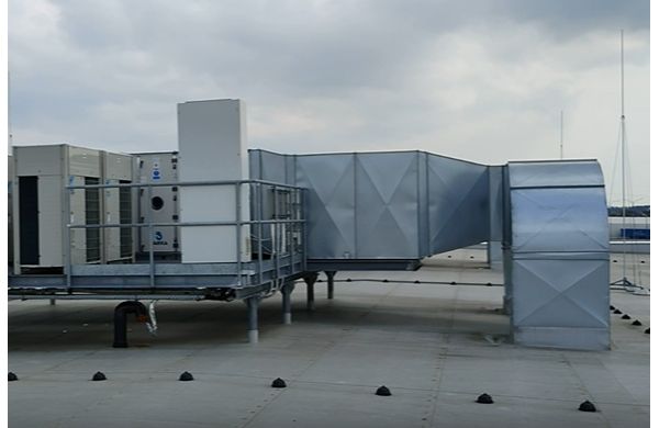 Ventilation systems on the roof