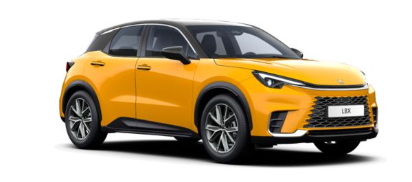 Profil boczny Lexusa LBX